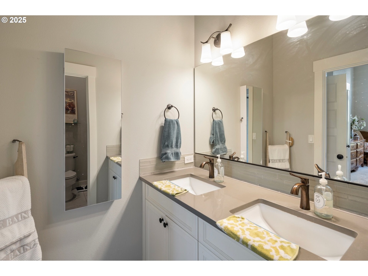 Elegant master bathroom